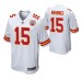 Kansas City Chiefs Patrick Mahomes Game #15 White Jersey