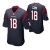 Houston Texans Randall Cobb Game #18 Navy Jersey