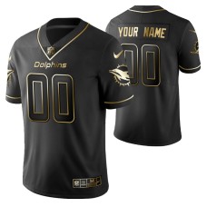 Custom Black Chicago Bears Golden Edition Vapor Untouchable Limited Men Jersey