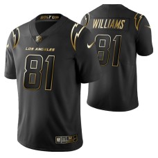 Golden Limited Black #81 Mike Williams Los Angeles Chargers Jersey