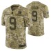 New York Giants #9 Riley Dixon Camo Limited 2018 Salute to Service Jersey Men