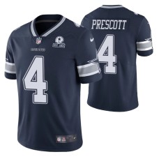 Dallas Cowboys Dak Prescott 60th Anniversary Navy Vapor Limited Jersey