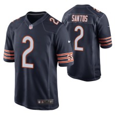 Men Chicago Bears Cairo Santos #2 Game Navy Jersey