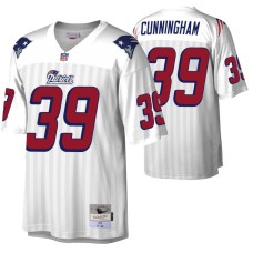 Men New England Patriots Sam Cunningham Legacy Replica White Jersey