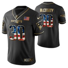 New England Patriots Jason McCourty Black Independence Day Golden Jersey