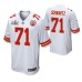 Kansas City Chiefs Super Bowl LV Mitchell Schwartz Jersey White Game