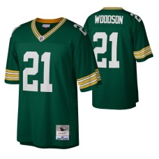 Men Green Bay Packers Charles Woodson 2010 Legacy Replica Green Jersey