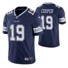 Men Dallas Cowboys Amari Cooper Navy 100th Season Limited Jersey