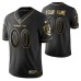 Kansas City Chiefs Custom 100th Season Jersey Black Gold Logo Edition