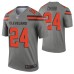 Men Nick Chubb Cleveland Browns Jersey Gray Inverted Legend Edition