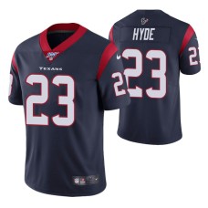 Houston Texans Carlos Hyde Navy 100th Season Vapor Limited Jersey