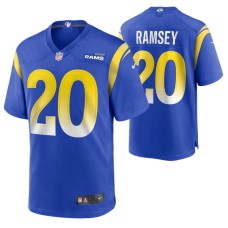 Los Angeles Rams Jalen Ramsey Game #20 Royal Jersey