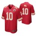 Men Kansas City Chiefs Tyreek Hill Game #10 Red Jersey