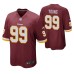 Chase Young Redskins 2020 NFL Draft Men Burgundy Game Jersey