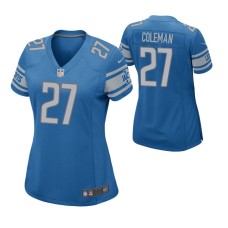 Justin Coleman Detroit Lions Game Jersey Blue