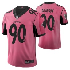 Atlanta Falcons Marlon Davidson City Edition Pink Vapor Limited Jersey