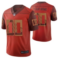 San Francisco 49ers Custom Men Scarlet City Edition Vapor Limited Jersey