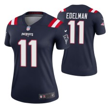 Women Julian Edelman #11 New England Patriots White Legend Jersey