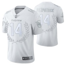 Miami Dolphins #14 Ryan Fitzpatrick limited edition White collection Jersey