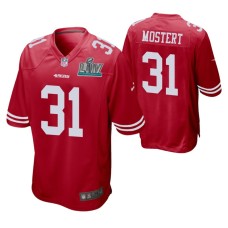 Raheem Mostert San Francisco 49ers Super Bowl LIV Men Scarlet Game Jersey