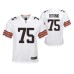 Youth Cleveland Browns Joel Bitonio Game #75 White Jersey