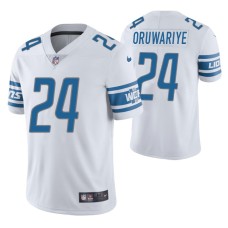 Amani Oruwariye No. 24 Detroit Lions White Color Rush Legend Jersey