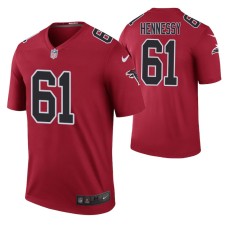 Matt Hennessy Atlanta Falcons Red 2020 NFL Draft Color Rush Legend Jersey