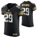 Men Cleveland Browns Sheldrick Redwine Golden Edition Black Vapor Elite Jersey