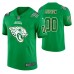 Men Jacksonville Jaguars Custom Kelly Green St. Patrick Day Jersey