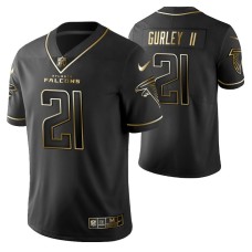 Atlanta Falcons Todd Gurley Golden Edition Black Jersey