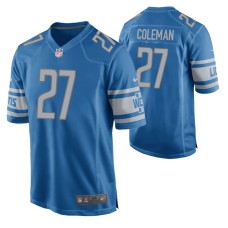 Justin Coleman Detroit Lions Game Jersey Blue