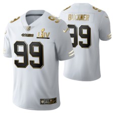 Deforest Buckner San Francisco 49ers Super Bowl LIV White Vapor Limited Golden Edition Jersey