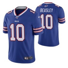 Men Buffalo Bills Cole Beasley Royal 100th Season Vapor Limited Jersey