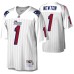 Men New England Patriots Cam Newton Legacy Replica White Jersey