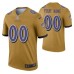 Men Custom Denver Broncos Jersey Gray Inverted Legend Edition