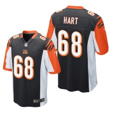 Youth Cincinnati Bengals #68 Bobby Hart Black Nike Team Color Game Jersey