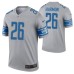 Men #26 Duron Harmon Detroit Lions Gray Inverted Legend Jersey