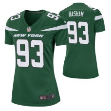 New York Jets #93 Tarell Basham Nike Green Women Player Game Jersey