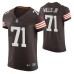 Men Cleveland Browns Jedrick Wills Vapor Elite Brown Jersey