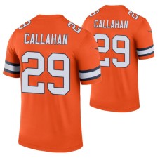 Men No. 29 Bryce Callahan Denver Broncos Orange Color Rush Legend Jersey