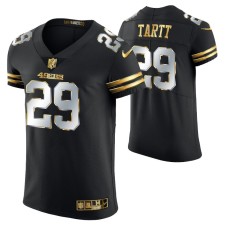 San Francisco 49ers Jaquiski Tartt #29 Golden Edition Black Elite Jersey