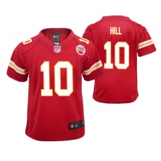 Youth Kansas City Chiefs #10 Tyreek Hill Red Nike Team Color Game Jersey