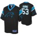 Men Carolina Panthers Brian Burns Icon Black Jersey