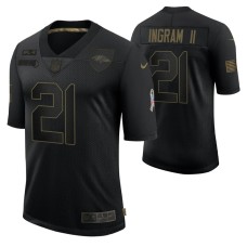 Baltimore Ravens Mark Ingram II #21 Black Limited 2020 Salute To Service Jersey