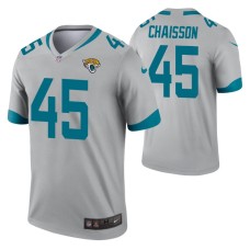 Men K鈥橪avon Chaisson Jacksonville Jaguars Jersey Silver Inverted Legend