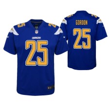 2019 Youth Chargers Melvin Gordon Royal Color Rush Game Jersey