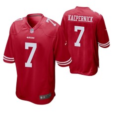 San Francisco 49ers Colin Kaepernick Game #7 Red Jersey