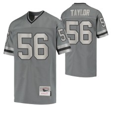 Youth Lawrence Taylor New York Giants Retired Player Charcoal Metal Replica Jersey