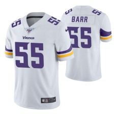 Men Minnesota Vikings Anthony Barr White 100th Season Vapor Limited Jersey