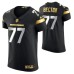 New York Jets Mekhi Becton #77 Golden Edition Black Elite Jersey